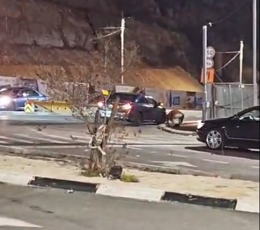 בור בכביש גולדה מאיר. צילום: עדכוני רמות בור בכביש גולדה מאיר. צילום: עדכוני רמות