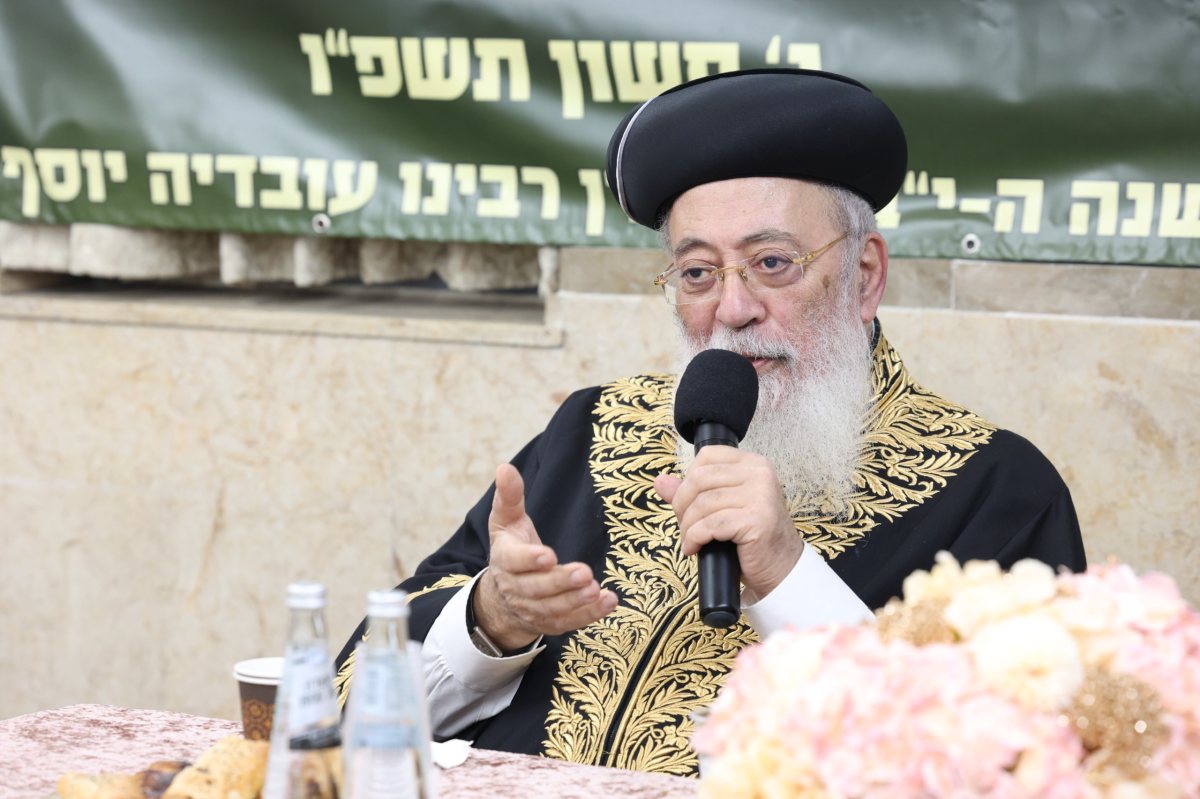 הגרשמ עמאר בכנס. יעקב כהן