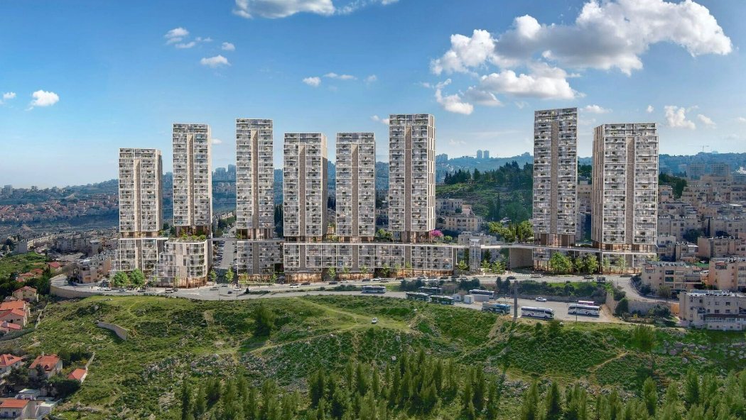 הפרויקט בפסגת זאב | הדמיה: משרד פרוס אדריכלים