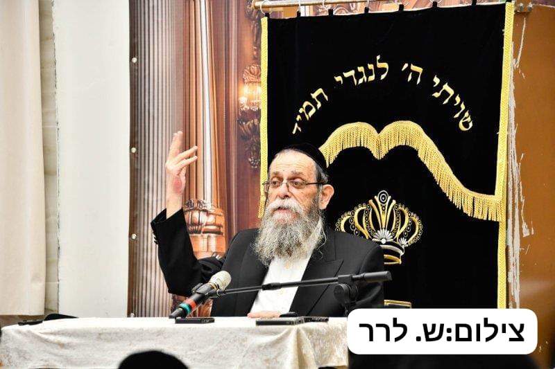 הגרי&quot;ב שרייבר בכנס. שוקי לרר