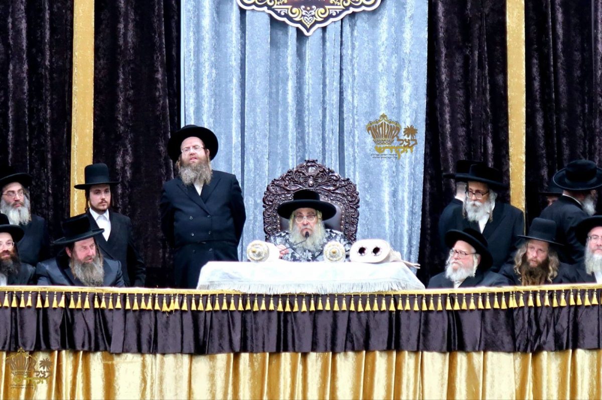 האדמור מסאטמר במעמד בירושלים | צילום: בחצרות סאטמר