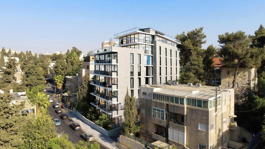 הדמיית הפרויקט בצמוד לבית משפחת נתניהו (הדמיה: גיא שחם הדמיות)