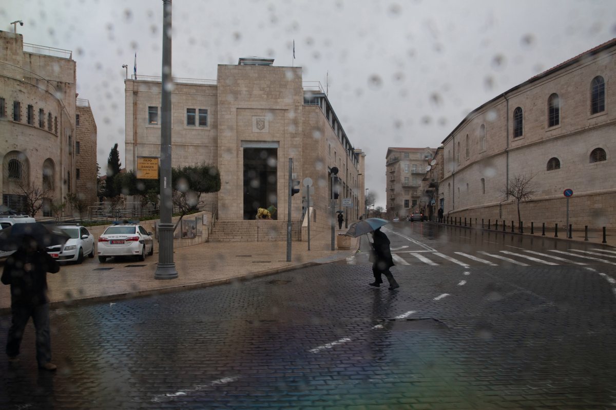 גשם בירושלים | shutterstock