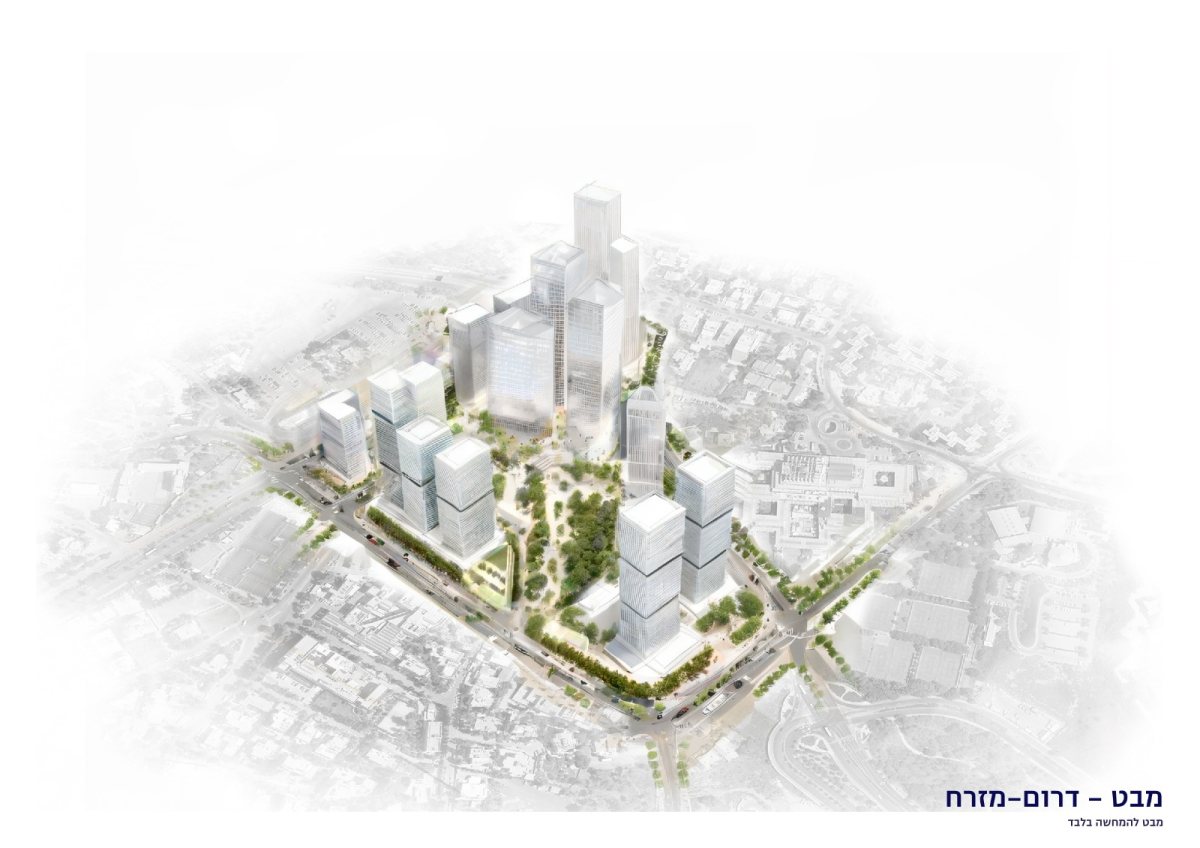 קריית הממשלה החדשה | קרדיט: סקורקא אדריכלים הרשות לפיתוח ירושלים