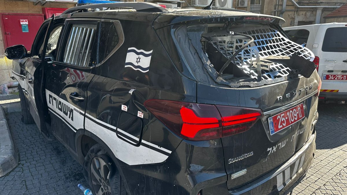 ניידת מנופצת | דוברות המשטרה