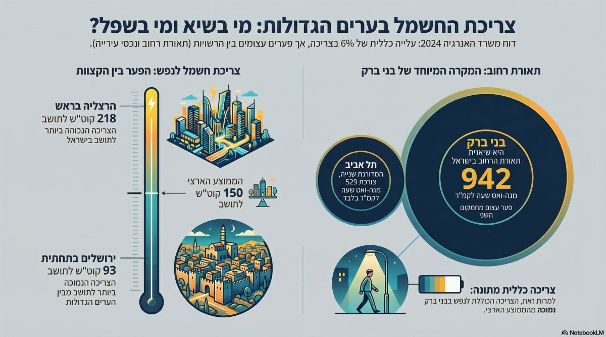 נתונים: משרד האנרגיה | אינפוגרפיקה: ירושלים החרדית