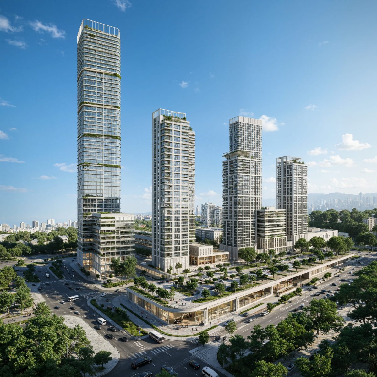 מתחם נצבא. הדמיה: SYL - סטודיו יגאל לוי אדריכלים