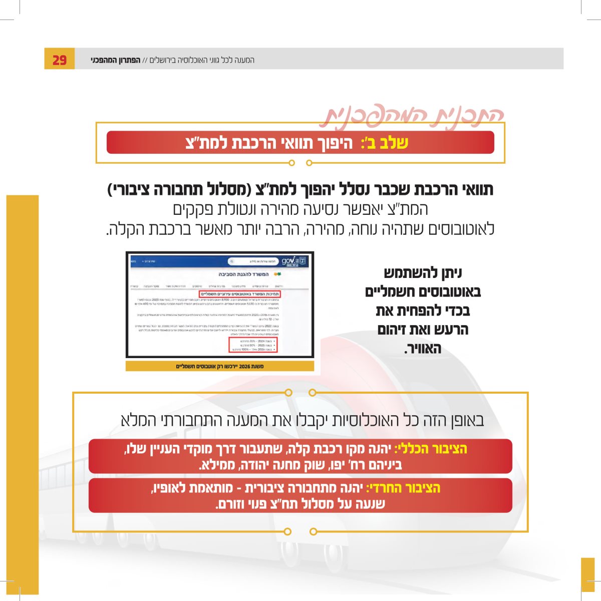 הפתרון המהפכני | מתוך החוברת