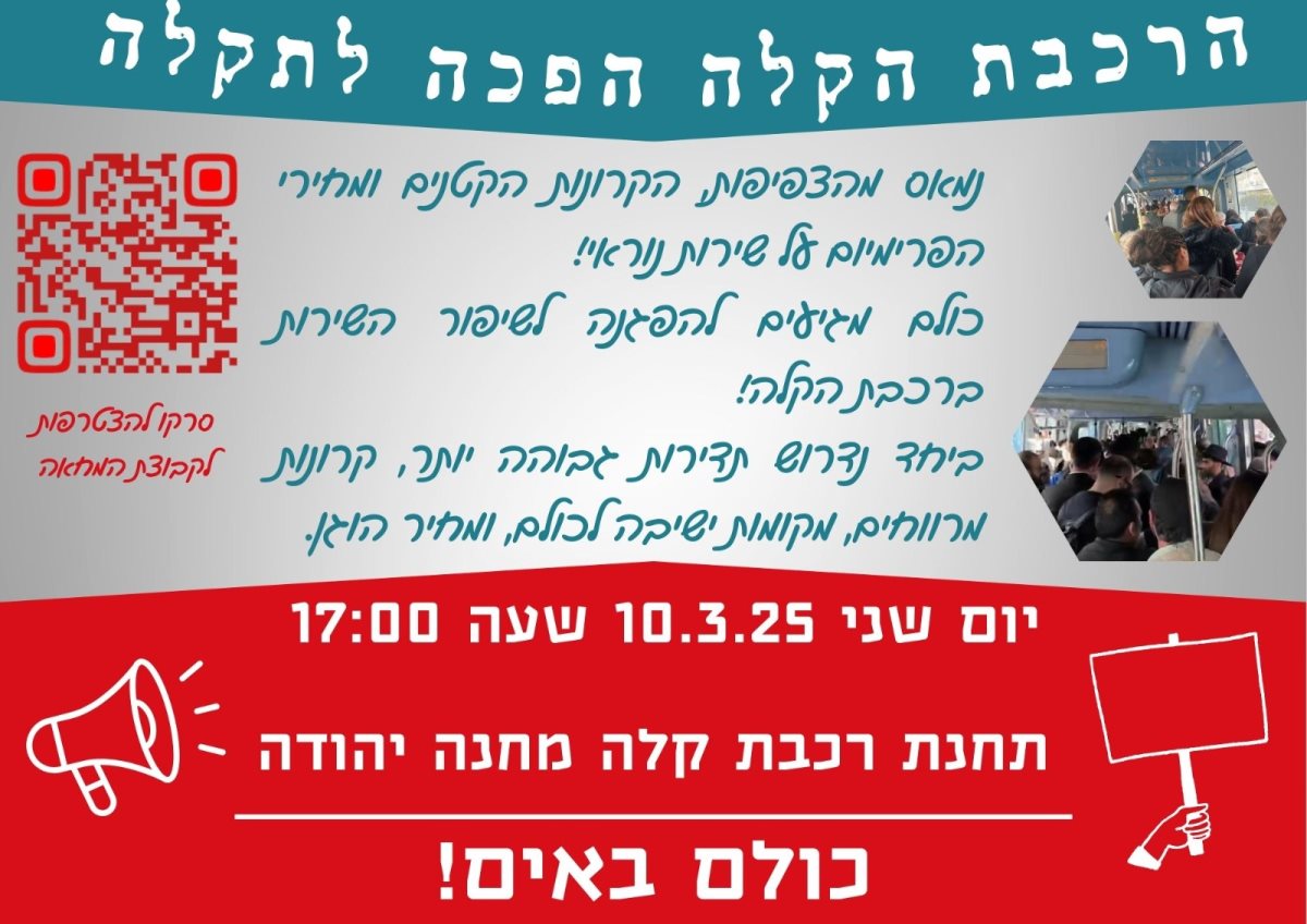 רכבת תקלה | מטה המאבק