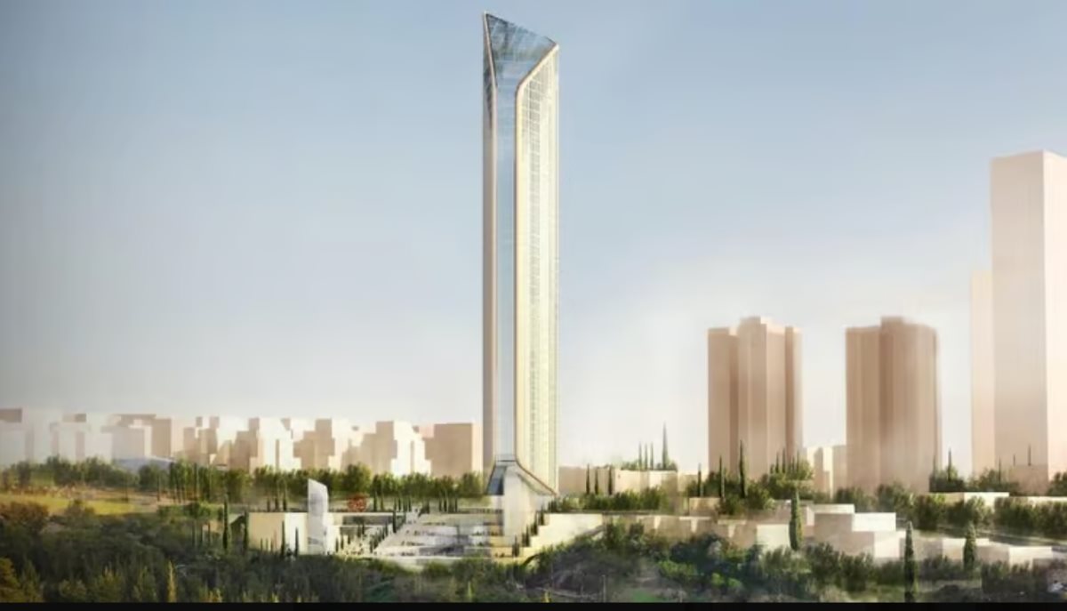 מגדל "בורג' חליפה" הירושלמי(הדמיה: AS+GG Architect) מגדל "בורג' חליפה" הירושלמי(הדמיה: AS+GG Architect)