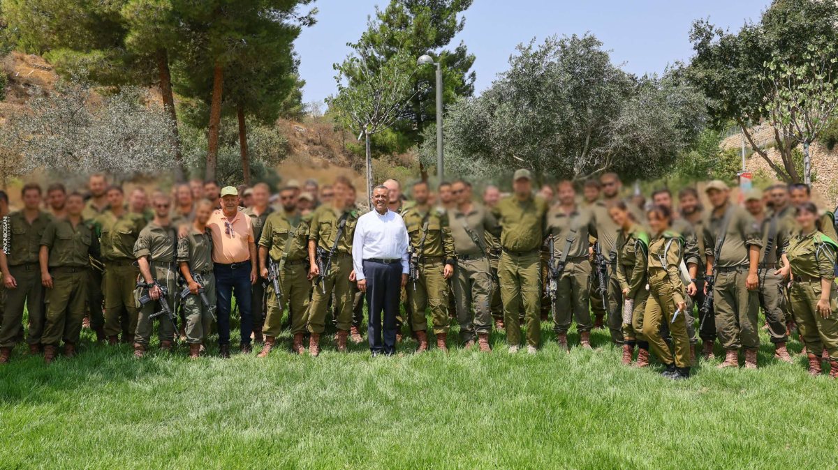 חנוכת יער חטיבת הנחל. ארנון בוסאני