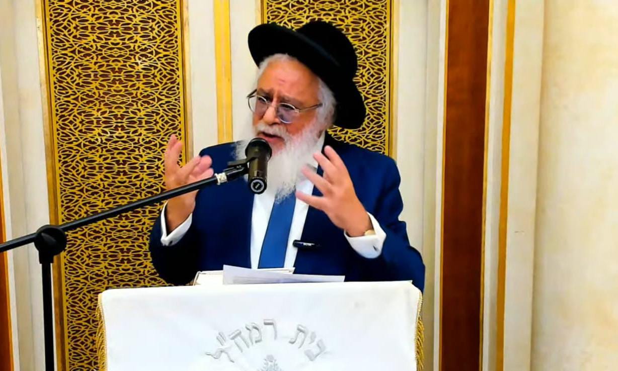 הגר"מ שריקי במעמד השקת המחזור