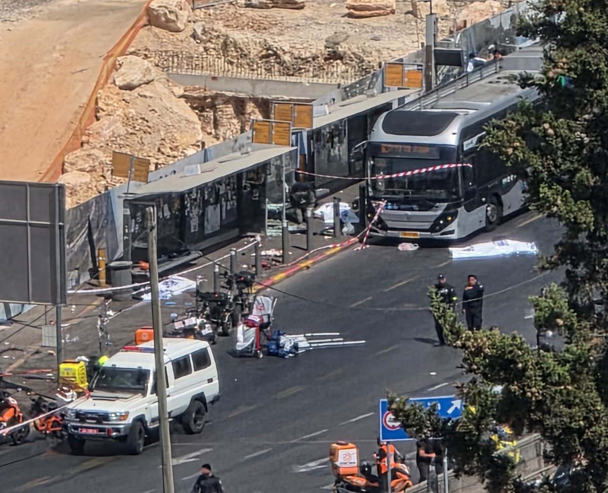 זירת הפיגוע אתמול | שימוש לפי סעיף 27א