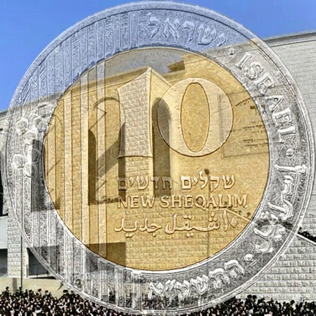 בית המדרש של גור | צילום: שוקי לרר (עיבוד: ירושלים החרדית)