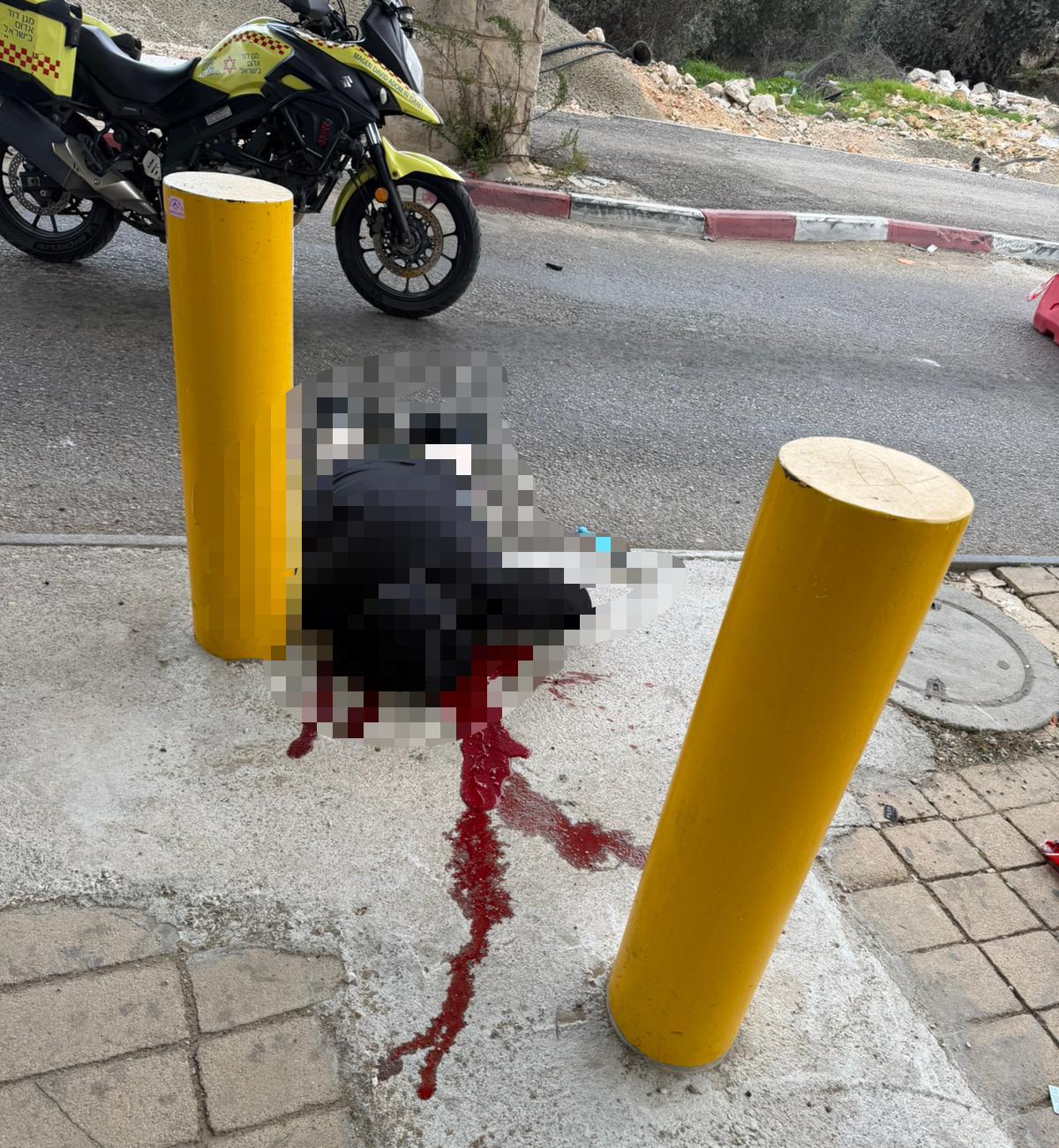 המחבל מחוסל בזירה | דוברות המשטרה