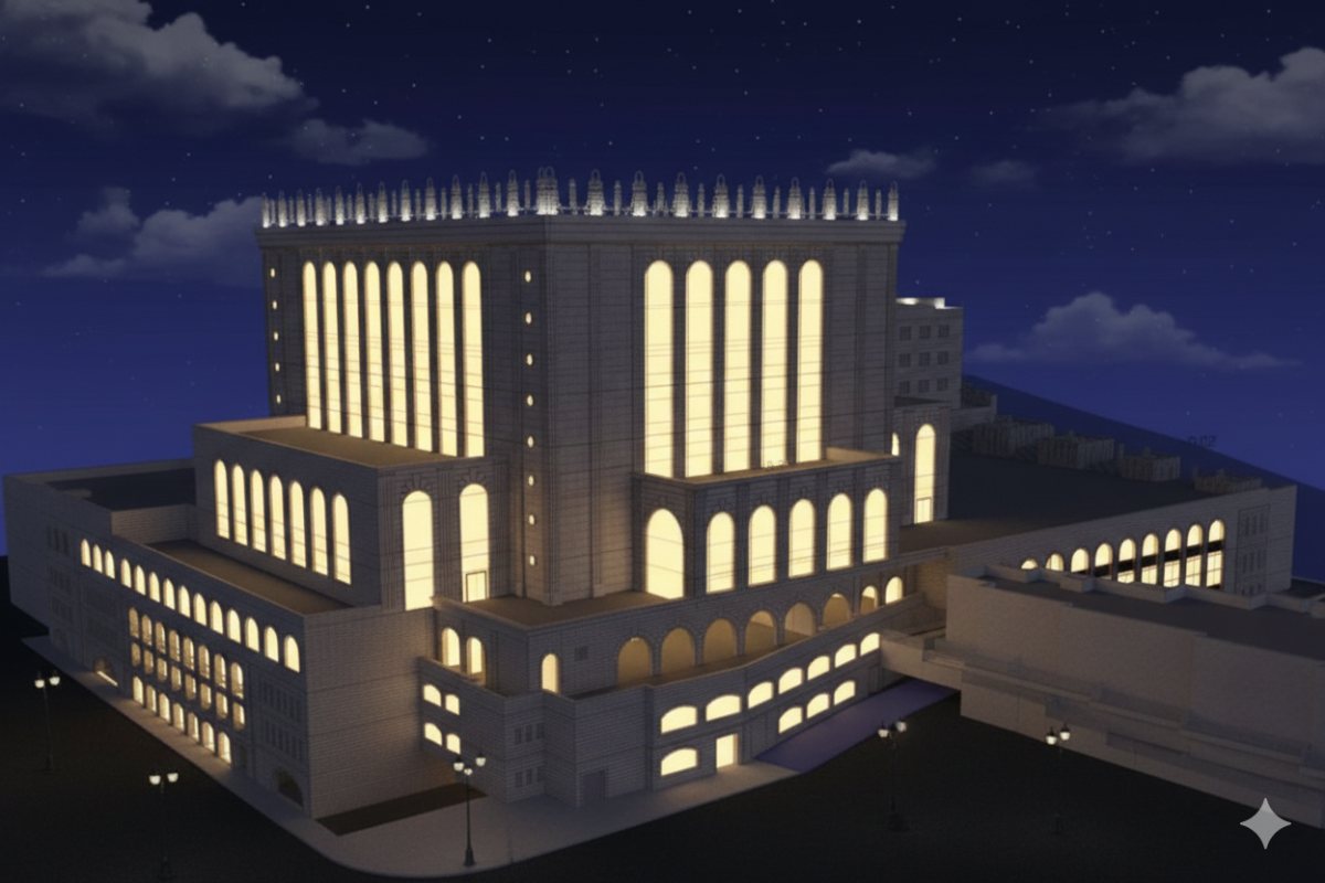 הדמיית בית המדרש לאחר ההרחבה | יח"צ