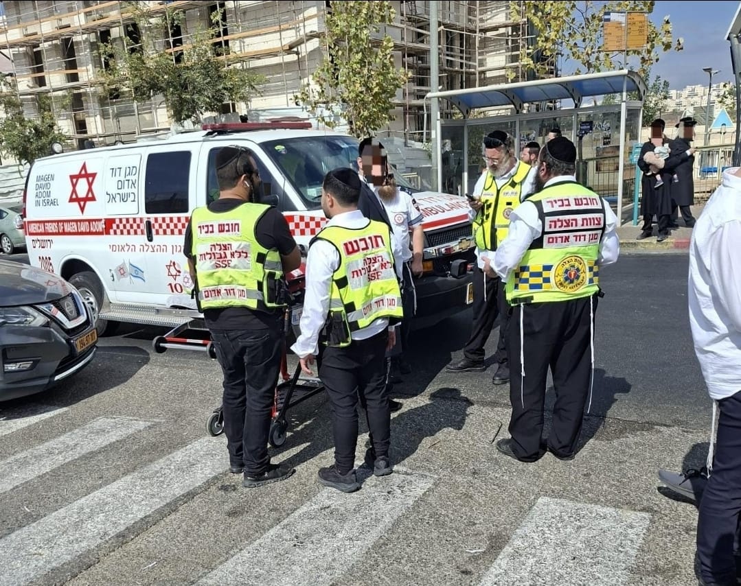 זירת האירוע ליד המעון | צילום: דוברות צוות הצלה