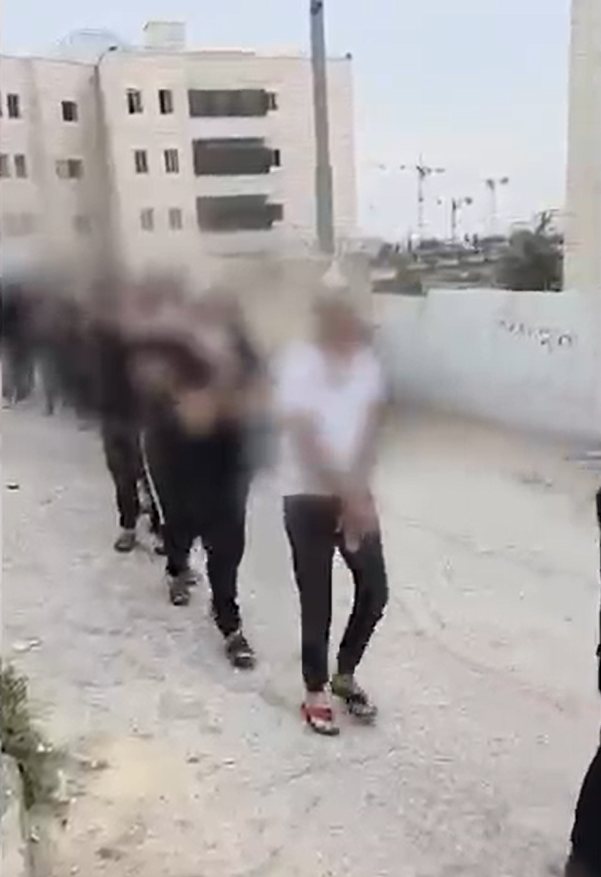 בטור עורפי | (מתוך הסרטון) דוברות המשטרה