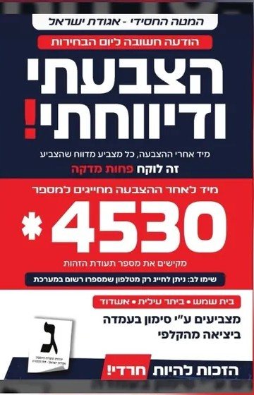 קו הדיווח של אגודת ישראל