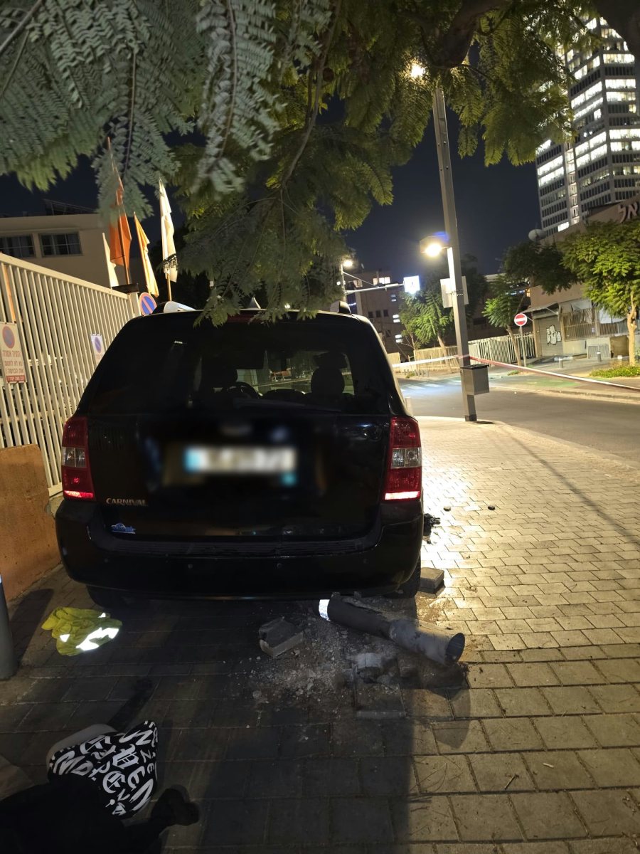 רכבו של החשוד | קרדיט: דוברות המשטרה