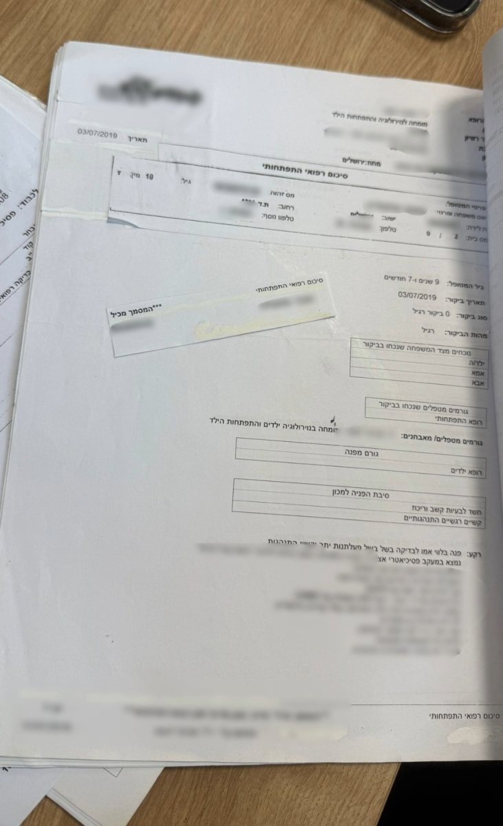 אחד המסמכים המזוייפים | דוברות המשטרה