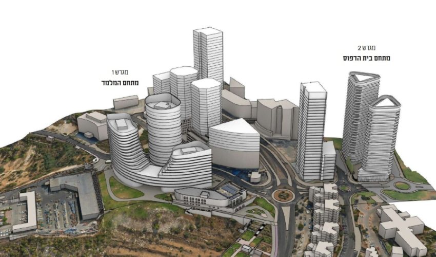 מתחמי אגד בגבעת שאול הדמיה: אמיר מן עמי שנער אדריכלים)