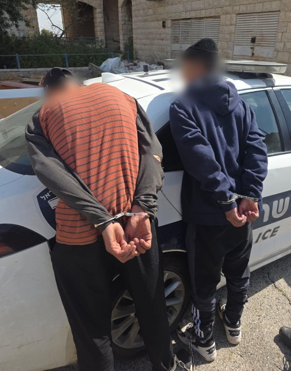 שני המסתננים שנתפסו | דוברות המשטרה