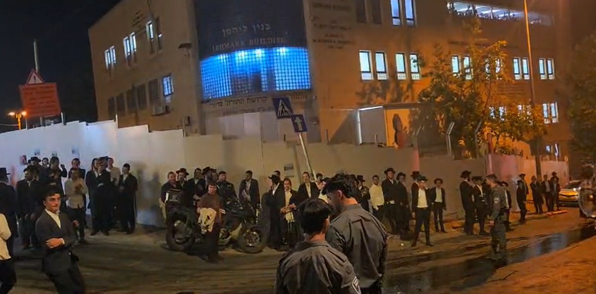 ההפגנה הסלימה | צילום: ראובן ביאלה
