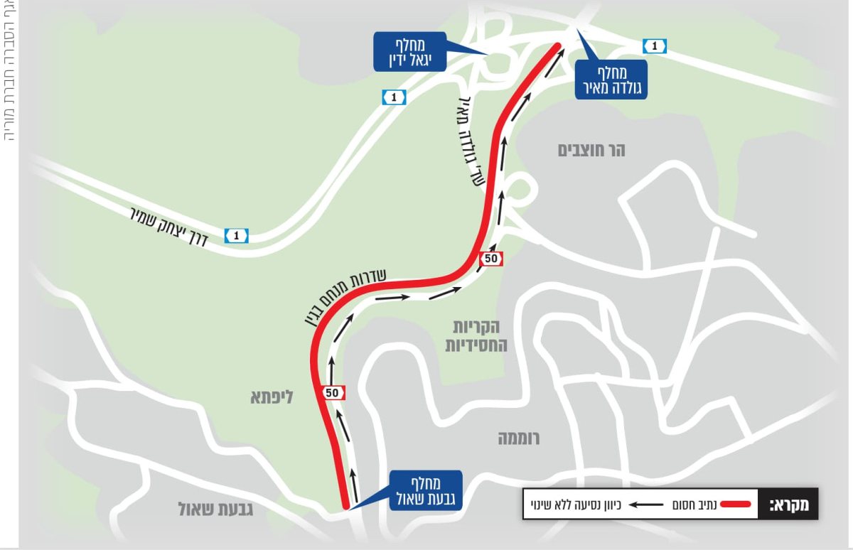 מפת העבודות | עיריית ירושלים