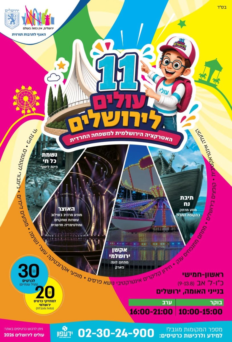 צפוי להתבטל? פעילות העיריה עבור הציבור החרדי | עיריית ירושלים