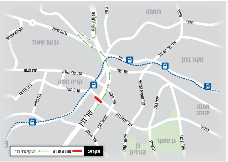 מפת העבודות | עיריית ירושלים