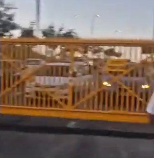 שערי ביתר חסומים | מתוך התיעוד של יוסי ריינר ברשת X