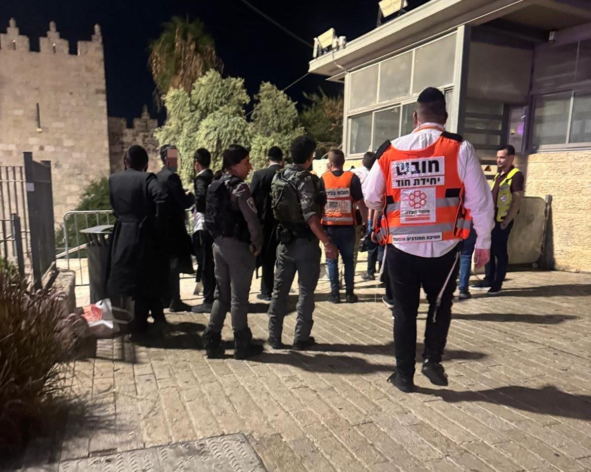 צוותי החירום טיפלו בפצוע קל | איחוד הצלה