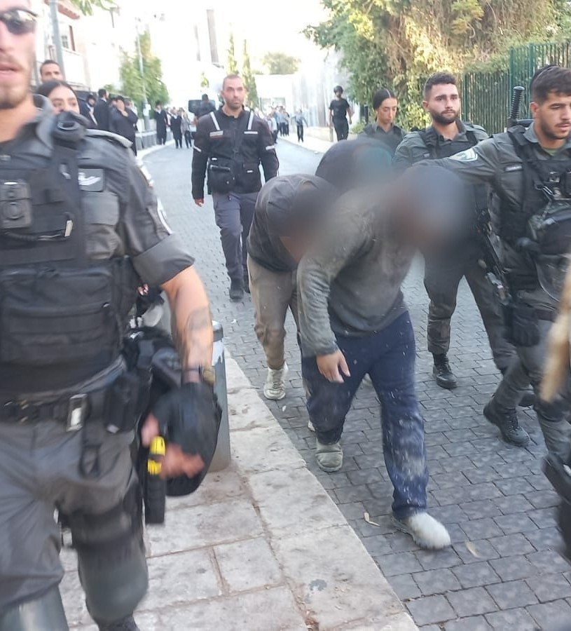המעצרים במאה שערים | דוברות המשטרה