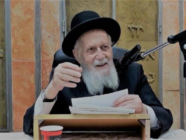 הרב יעקב פרץ זצ"ל. באדיבות המצלם, בחדרי חרדים