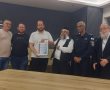 לקראת ראש השנה: אות הערכה הוענק למתנדב זק"א במרחב לכיש