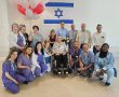 אלמה אברהם תושבת נחל עוז חגגה יום הולדת 85 בבית החולים 