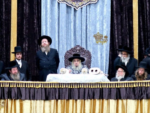 האדמור מסאטמר במעמד בירושלים | צילום: בחצרות סאטמר