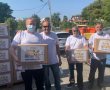 במבצע העירוני המסורתי: כאלף סלי מזון נתרמו לקראת החג למשפחות נצרכות בנס ציונה