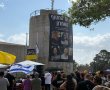 עצרת מחאה ושביתה של מועצת אשכול בקיבוץ בארי