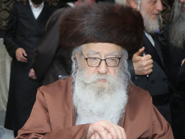 האדמו"ר מפוריסוב זצ"ל. צילום: דוד ארזני - בחדרי חרדים