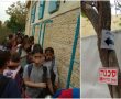 אתר בנייה באמצע בית הספר: "לא יכלו לחכות לחופש?"