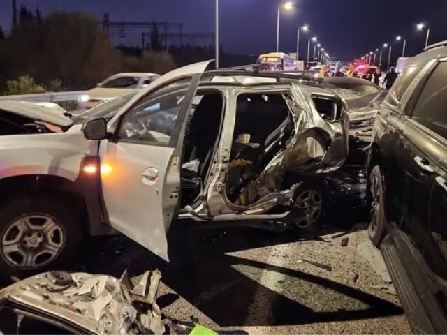 תאונת הדרכים בכביש 1. צילום: דוברות מד"א