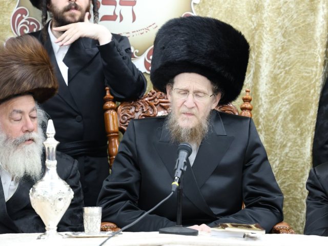 האדמו"ר מאלכסנדר ארה"ב בחנוכת בית מדרשו בביתר עילית. צילום: דוד ארזני