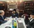 ראש העיר במעון האדמו"ר