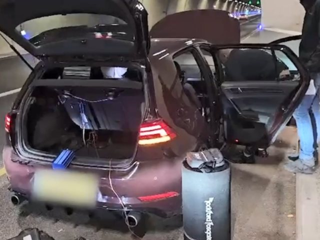 מבצע משטרת התנועה בירושלים. צילום: דוברות המשטרה