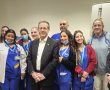 "עוגן של חוסן": הנשיא הרצוג ורעייתו ביקרו בסורוקה בצל מבצע "שאגת הארי"