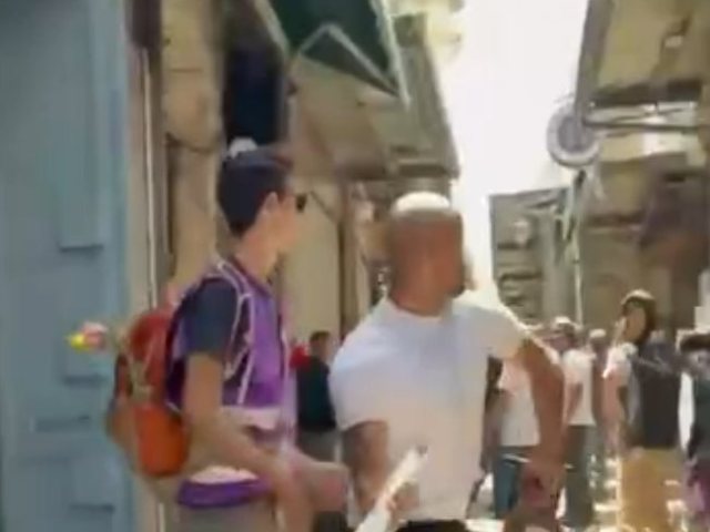 העימותים בעיר העתיקה | מתוך הסרטון