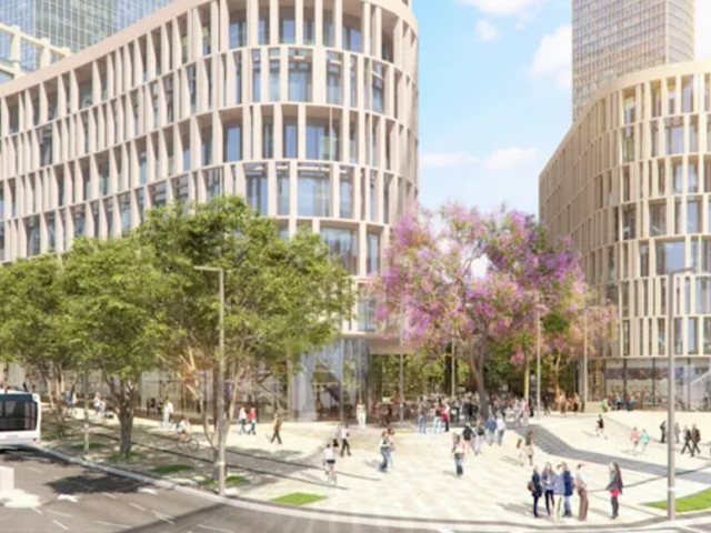 המתחמים ברובע הכניסה לעיר ירושלים / הדמיה: חברת עדן, החברה העירונית לפיתוח כלכלי