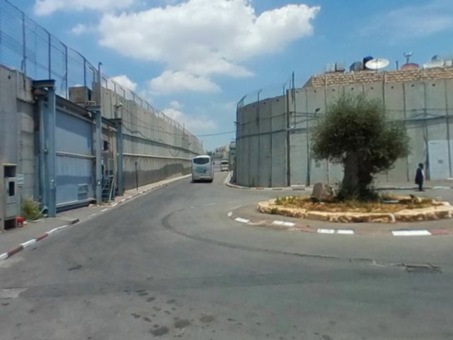כביש הגישה לקבר רחל. צילום: Google Street View